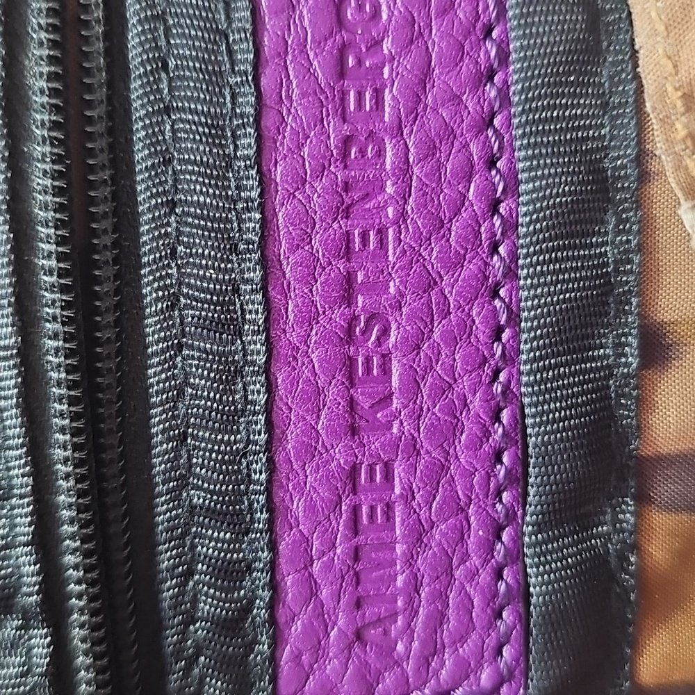 Aimee Kestenberg Stylish Purple Women's Leather Backpack. Comfy On. - Picture 9 of 12